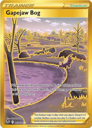Gapejaw Bog (213/195), Silver Tempest — Pokémon card price