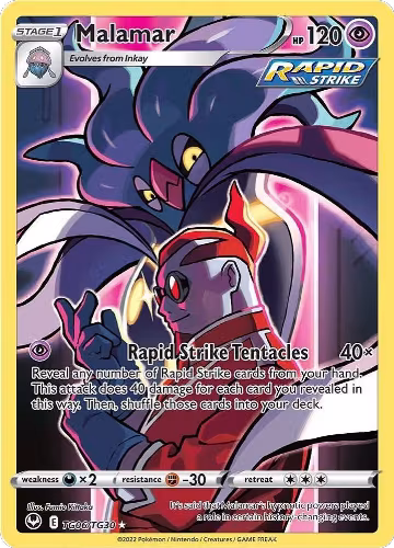 Malamar (TG06/TG30), Silver Tempest Trainer Gallery — Pokémon card price