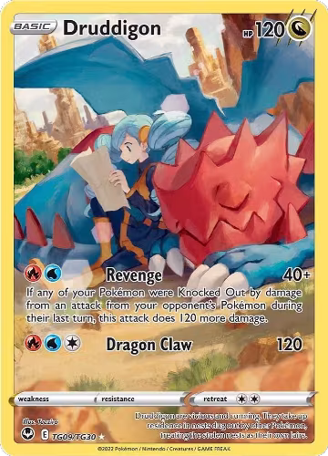 Druddigon (TG09/TG30), Silver Tempest Trainer Gallery — Pokémon card price