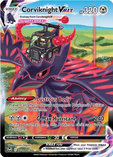 Corviknight VMAX (TG19/TG30), Silver Tempest Trainer Gallery — Pokémon card price
