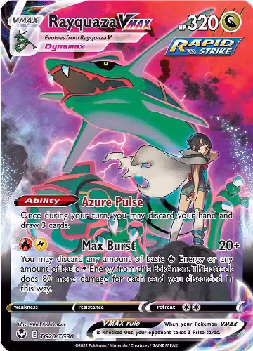 Rayquaza VMAX (TG20/TG30) — card price