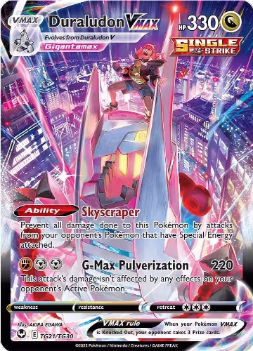 Duraludon VMAX (TG21/TG30), Silver Tempest Trainer Gallery — Pokémon card price