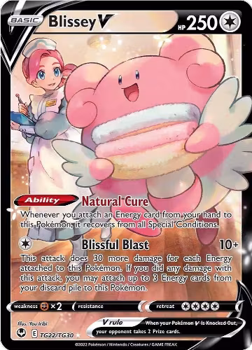 Blissey V (TG22/TG30), Silver Tempest Trainer Gallery — Pokémon card price