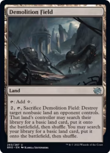 Demolition Field (260), The Brothers' War — Magic card price