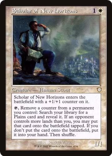 Scholar of New Horizons (Retro Frame) (6), Commander: The Brothers' War — Magic card price