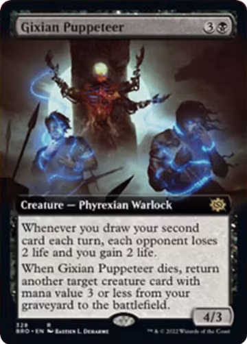 Gixian Puppeteer (Extended Art) (328), The Brothers' War — Magic card price