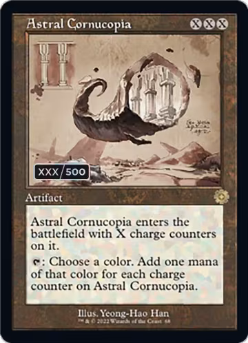 Astral Cornucopia (Schematic) (Serial Numbered) (68), The Brothers' War: Retro Frame Artifacts — Magic card price