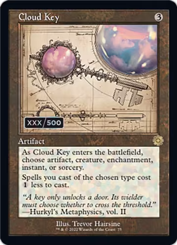 Cloud Key (Schematic) (Serial Numbered) (75), The Brothers' War: Retro Frame Artifacts — Magic card price