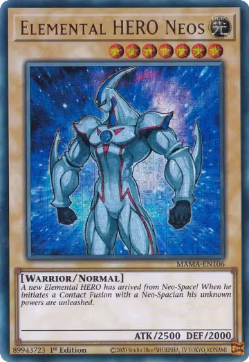 Elemental HERO Neos (Ultra Pharaoh's Rare) (MAMA-EN106), Magnificent Mavens — Yu-Gi-Oh! card price
