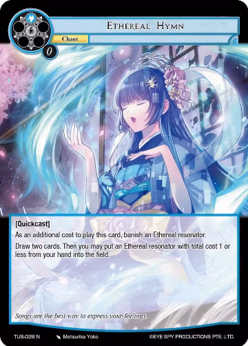 Ethereal Hymn (TUS-028 N), The Underworld of Secrets — Force of Will card price