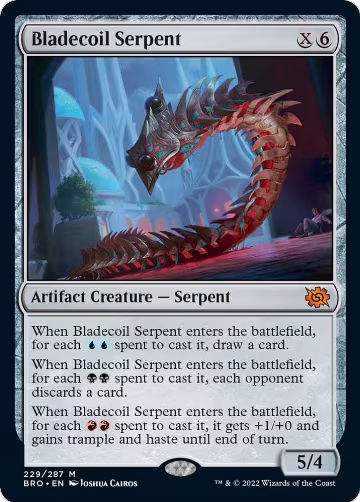 Bladecoil Serpent (229), The Brothers' War — Magic card price