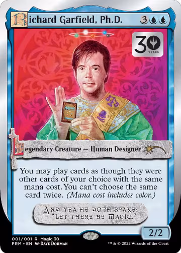 Richard Garfield, Ph.D. (1), 30th Anniversary Promos — Magic card price