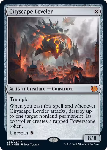 Cityscape Leveler (233), The Brothers' War — Magic card price