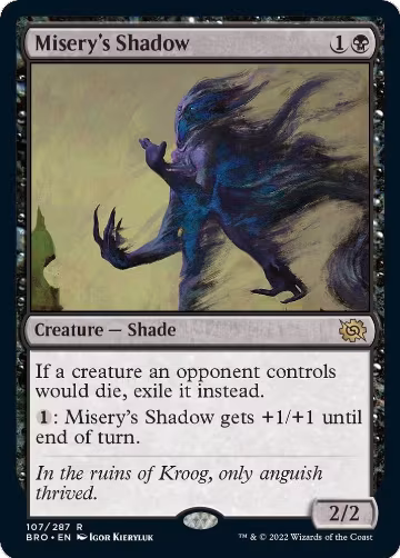 Misery's Shadow (107), The Brothers' War — Magic card price
