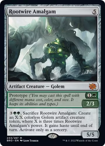 Rootwire Amalgam (203), The Brothers' War — Magic card price