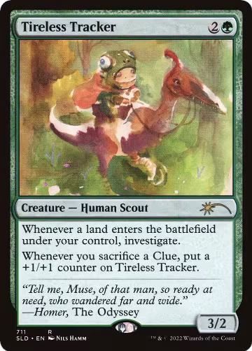 Tireless Tracker (711) (711), Secret Lair Drop Series — Magic card price