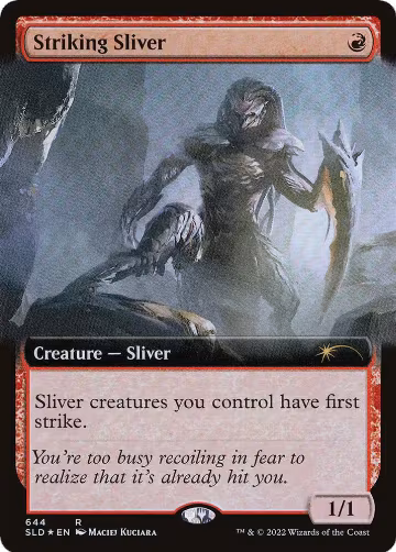 Striking Sliver (Extended Art) (644), Secret Lair Drop Series — Magic card price