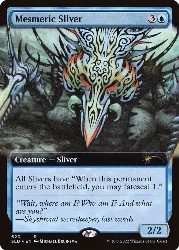 Mesmeric Sliver (Extended Art) (620), Secret Lair Drop Series — Magic card price