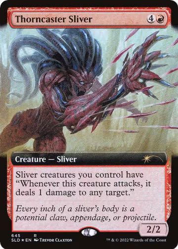 Thorncaster Sliver (Extended Art) (645), Secret Lair Drop Series — Magic card price