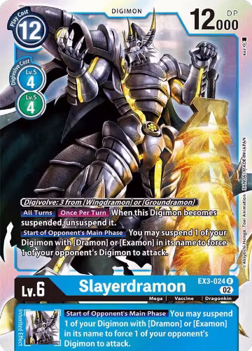Slayerdramon (EX3-024 R), Draconic Roar — Digimon card price