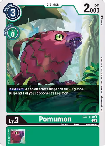 Pomumon (EX3-038 U), Draconic Roar — Digimon card price