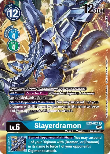 Slayerdramon (Alternate Art) (EX3-024 R), Draconic Roar — Digimon card price