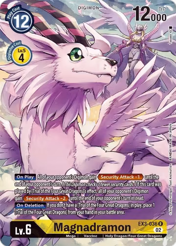 Magnadramon (Alternate Art) (EX3-036 R), Draconic Roar — Digimon card price