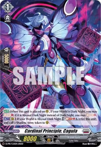 Cardinal Principle, Cagula (Foil) (D-PR/134EN), D Promo Cards — Vanguard card price