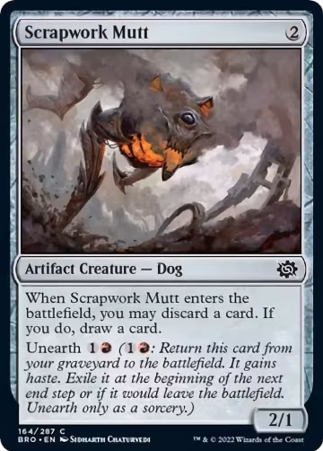 Scrapwork Mutt (164), The Brothers' War — Magic card price