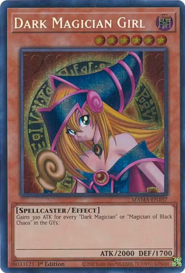 Dark Magician Girl (Secret Pharaoh's Rare) (MAMA-EN107) — card price
