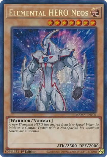 Elemental HERO Neos (Secret Pharaoh's Rare) (MAMA-EN106), Magnificent Mavens — Yu-Gi-Oh! card price