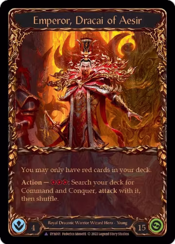 Emperor, Dracai of Aesir (Marvel) (DYN001) — card price