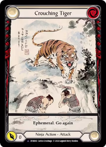 Crouching Tiger (Marvel) (DYN065), Dynasty — Flesh & Blood card price