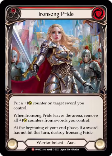 Ironsong Pride (DYN072), Dynasty — Flesh & Blood card price