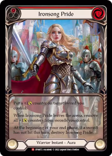 Ironsong Pride (Extended Art) (DYN072), Dynasty — Flesh & Blood card price