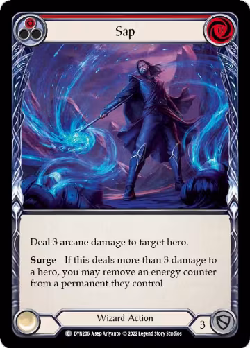 Sap (Red) (DYN206), Dynasty — Flesh & Blood card price
