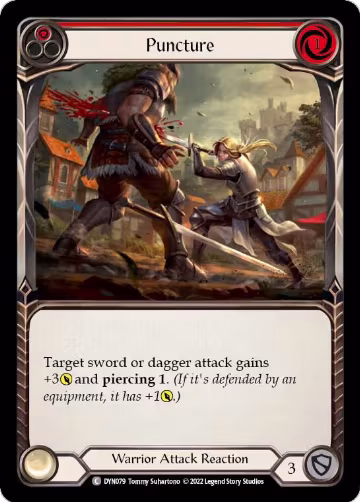 Puncture (Red) (DYN079), Dynasty — Flesh & Blood card price