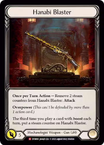 Hanabi Blaster (DYN088), Dynasty — Flesh & Blood card price