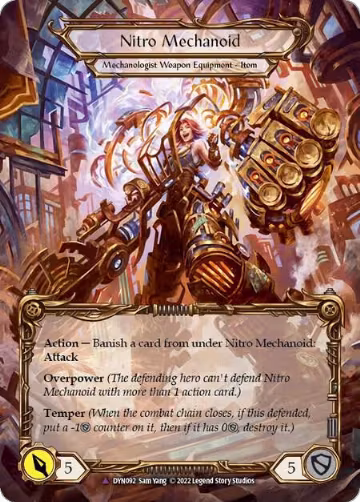 Construct Nitro Mechanoid // Nitro Mechanoid (Marvel) (DYN092) — card price