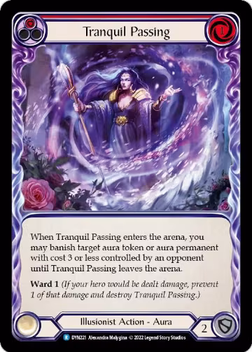 Tranquil Passing (Red) (DYN221), Dynasty — Flesh & Blood card price