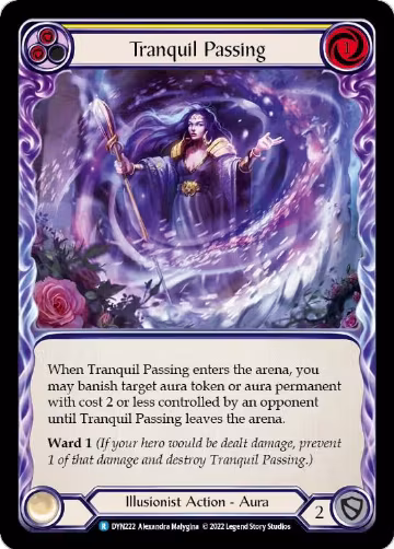 Tranquil Passing (Yellow) (DYN222), Dynasty — Flesh & Blood card price