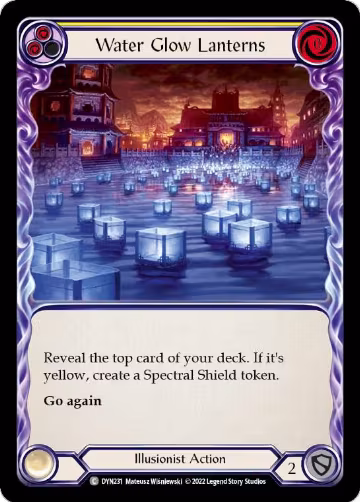 Water Glow Lanterns (Yellow) (DYN231), Dynasty — Flesh & Blood card price