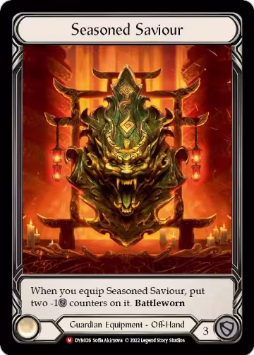 Seasoned Saviour (DYN026), Dynasty — Flesh & Blood card price
