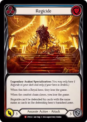 Regicide (DYN121), Dynasty — Flesh & Blood card price