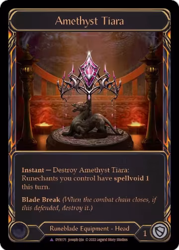 Amethyst Tiara (Marvel) (DYN171), Dynasty — Flesh & Blood card price