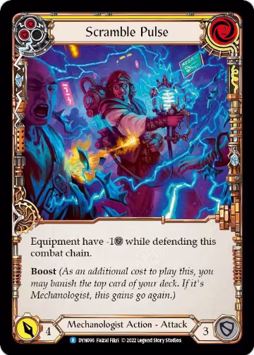 Scramble Pulse (Yellow) (DYN096), Dynasty — Flesh & Blood card price
