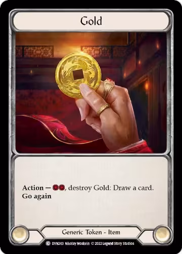 Gold (DYN243), Dynasty — Flesh & Blood card price