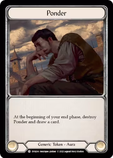 Ponder (DYN244), Dynasty — Flesh & Blood card price