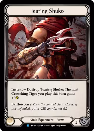 Tearing Shuko (DYN046), Dynasty — Flesh & Blood card price