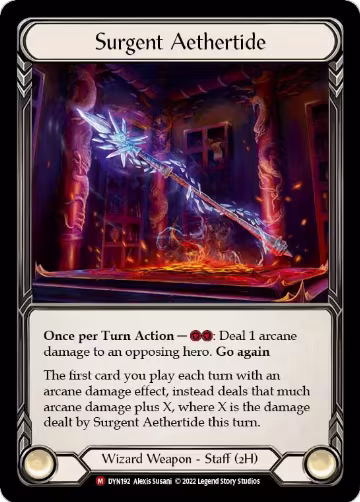 Surgent Aethertide (DYN192), Dynasty — Flesh & Blood card price
